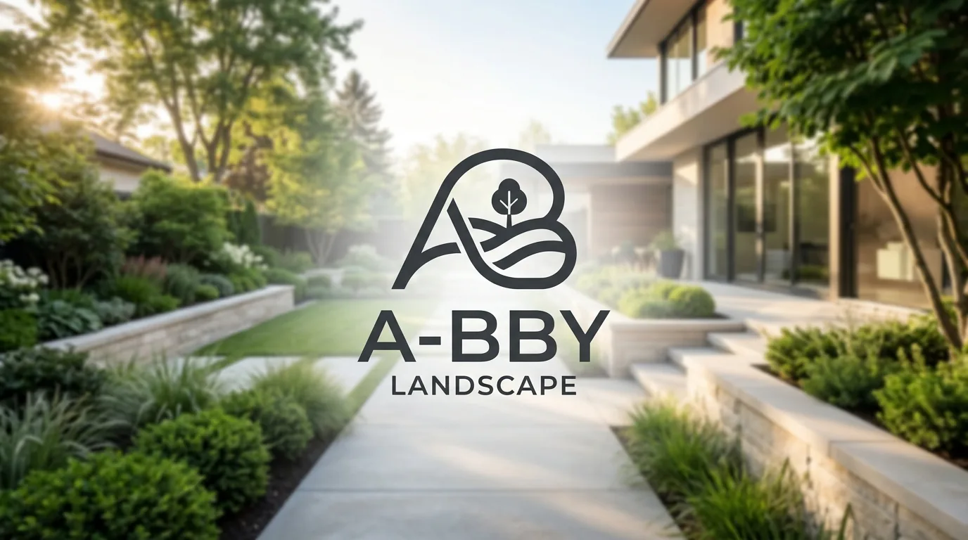 AI-generated directory artwork for A-BBY Landscape; not an official logo or business project photo.