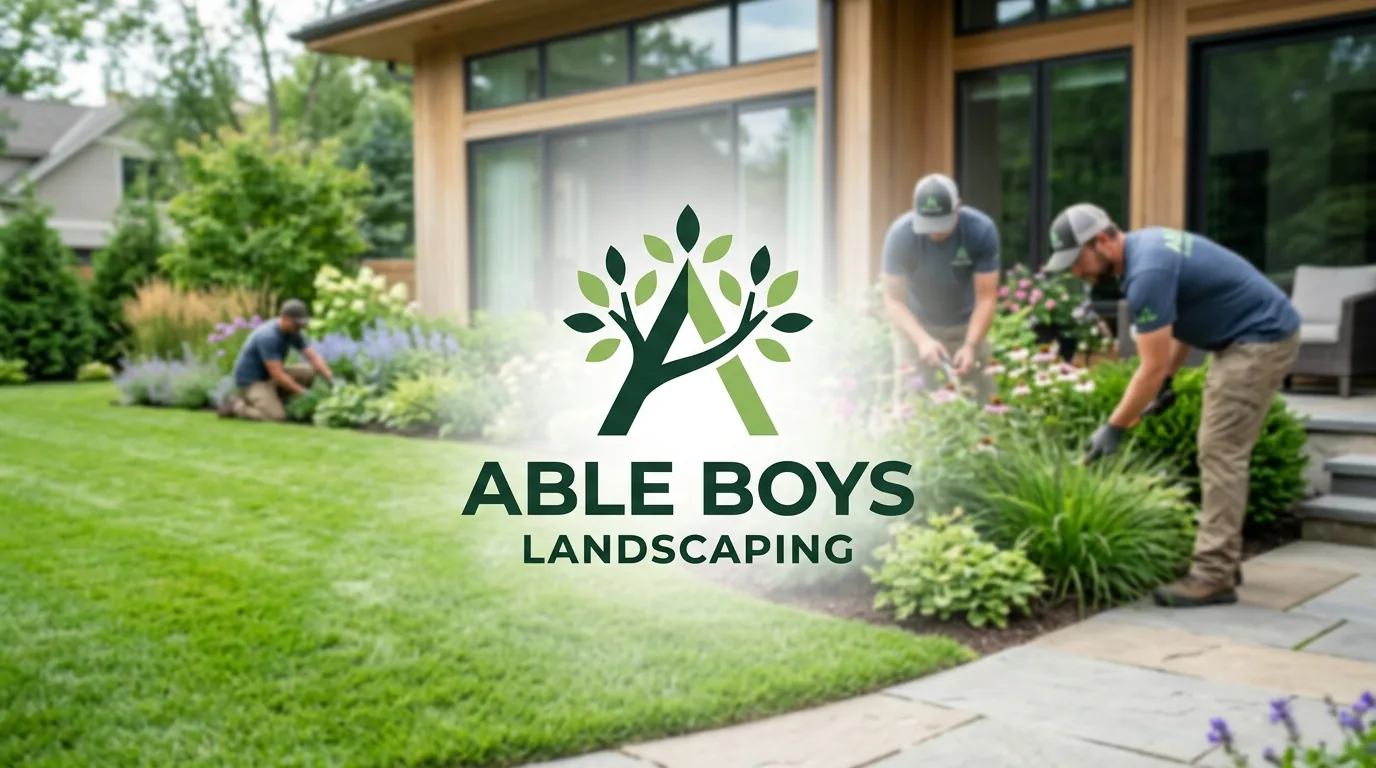 AI-generated directory artwork for Able Boys Landscaping; not an official logo or business project photo.