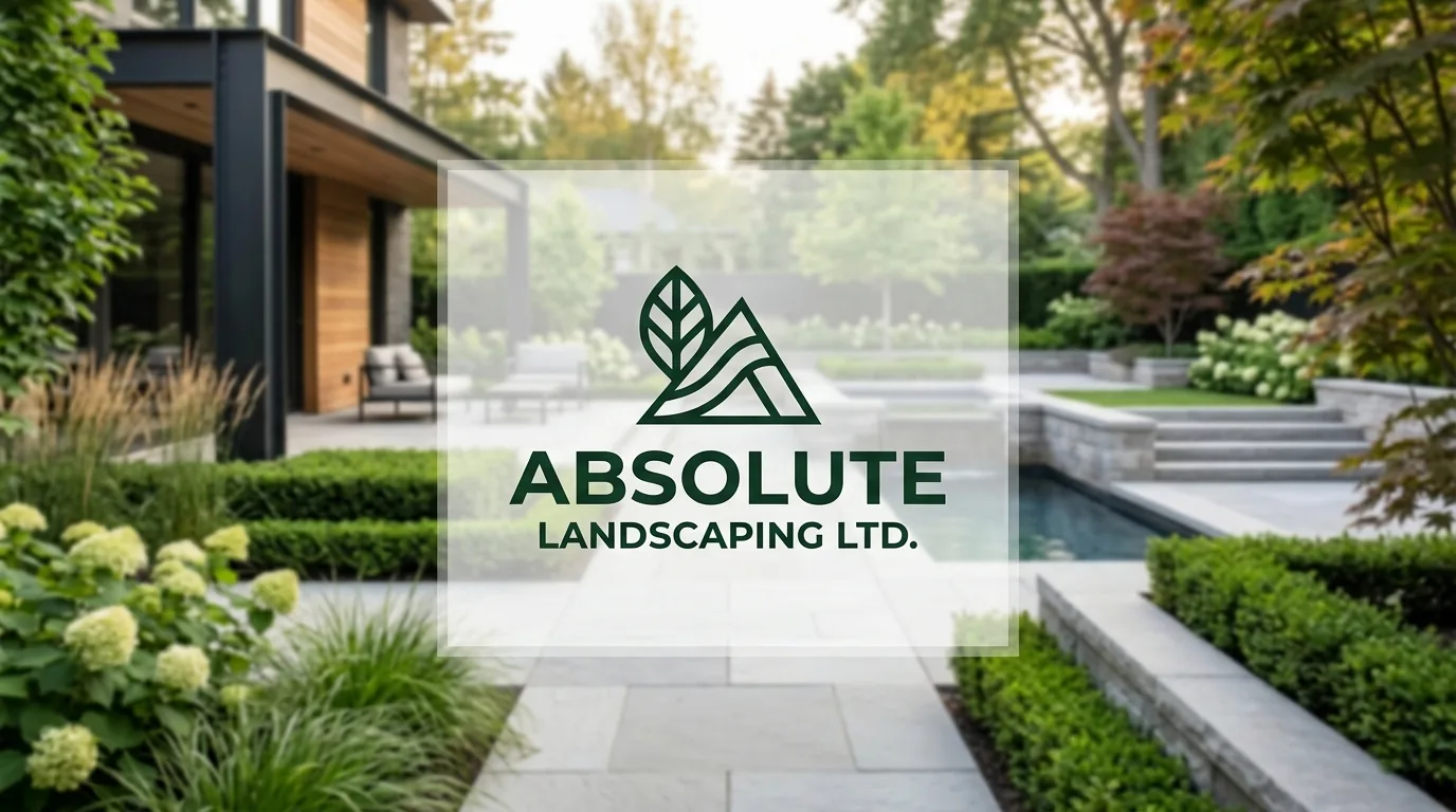 AI-generated directory artwork for Absolute Landscaping Ltd.; not an official logo or business project photo.