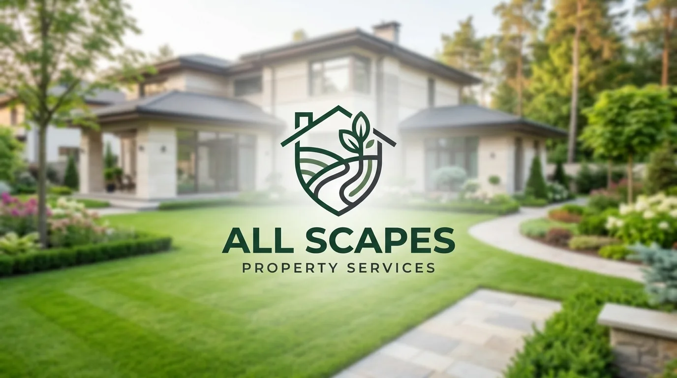 AI-generated directory artwork for All Scapes Property Services; not an official logo or business project photo.