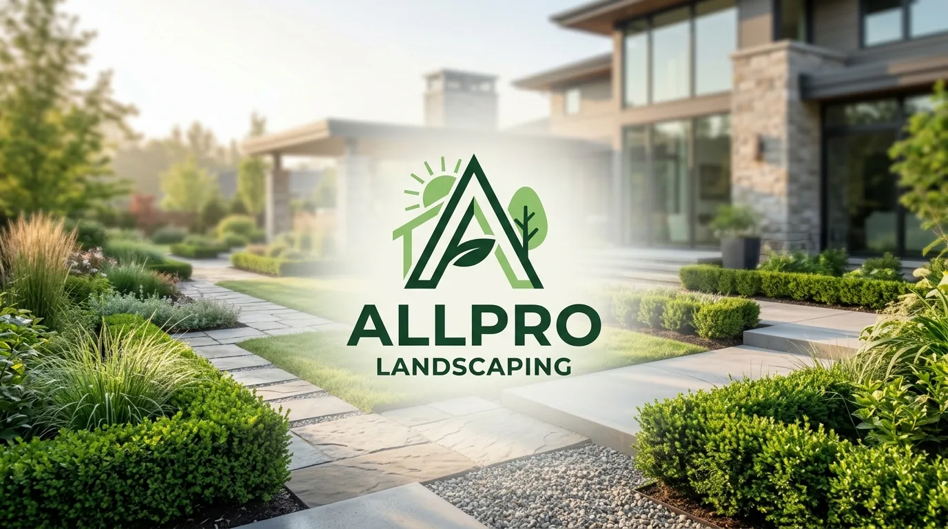 AI-generated directory artwork for Allpro Landscaping; not an official logo or business project photo.