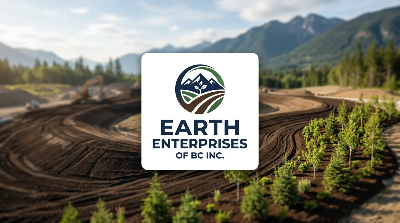 AI-generated directory artwork for Earth Enterprises of BC Inc.; not an official logo or business project photo.