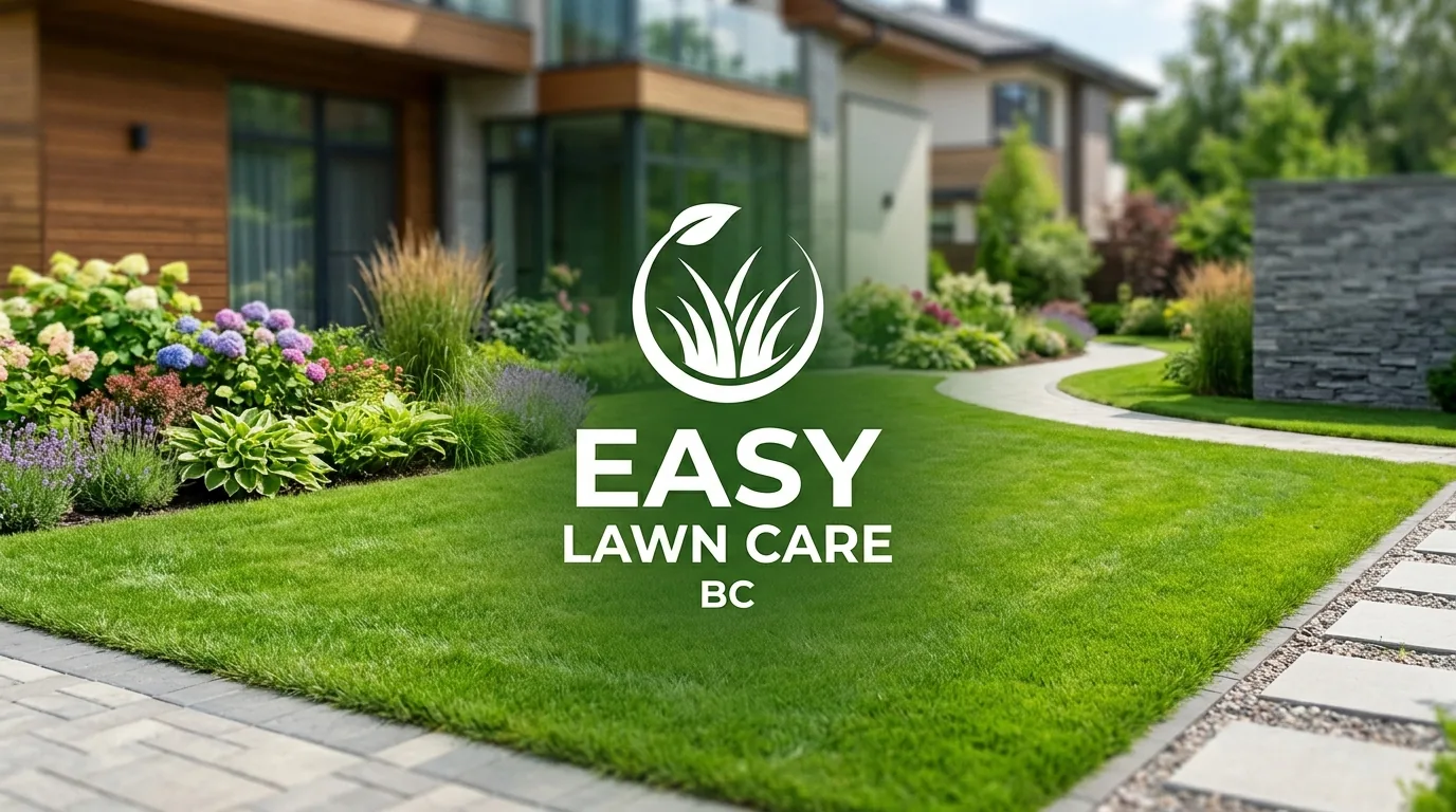 AI-generated directory artwork for Easy Lawn Care BC; not an official logo or business project photo.