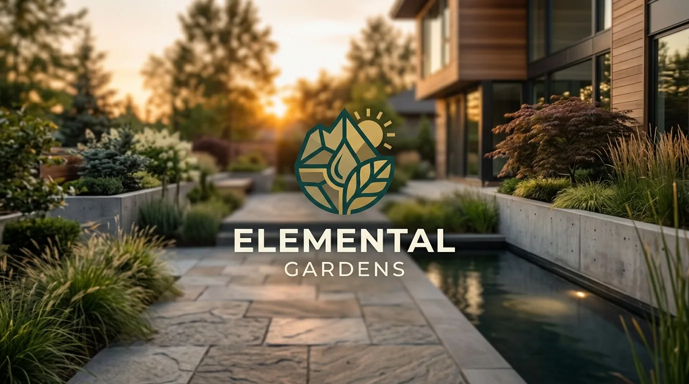 AI-generated directory artwork for Elemental Gardens; not an official logo or business project photo.