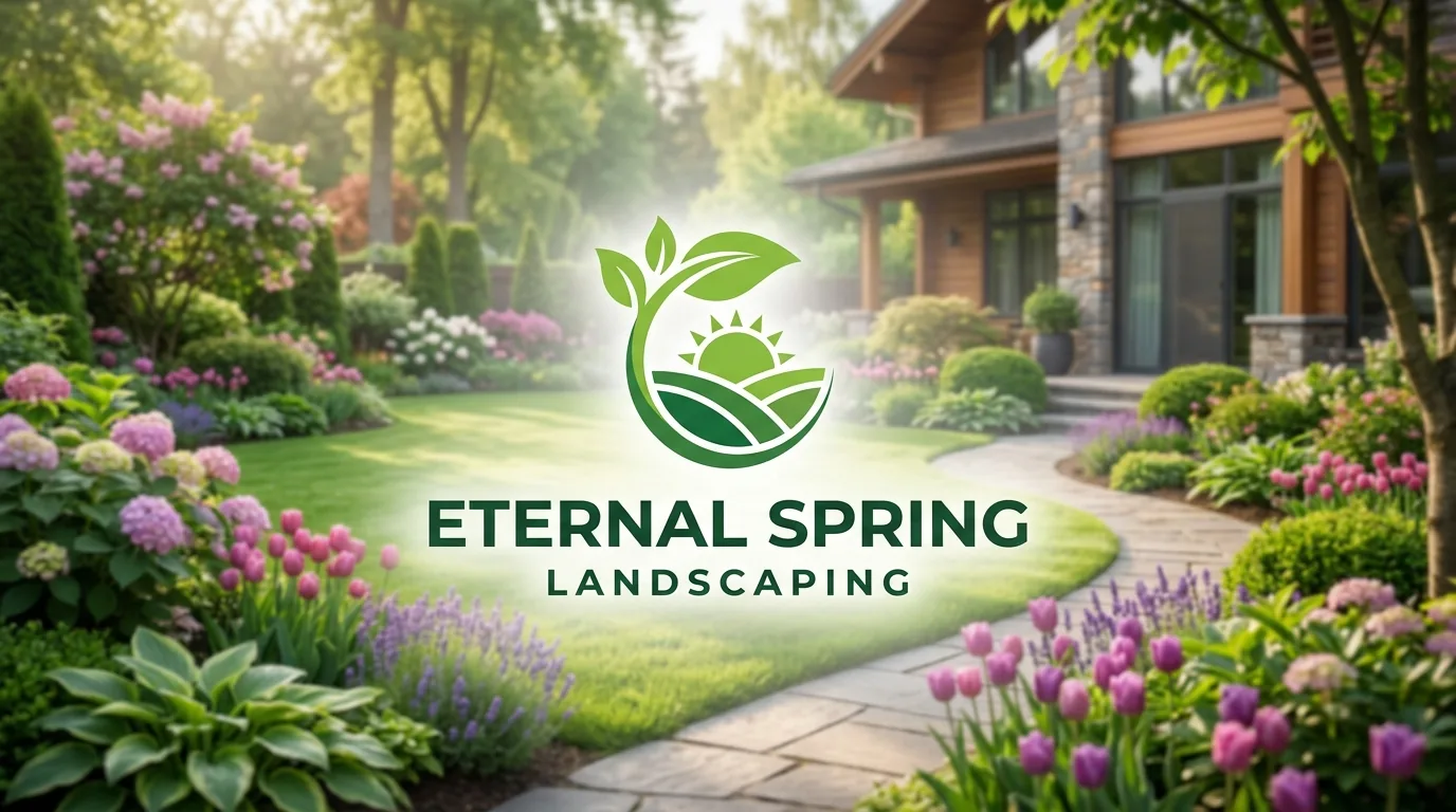 AI-generated directory artwork for Eternal Spring Landscaping; not an official logo or business project photo.