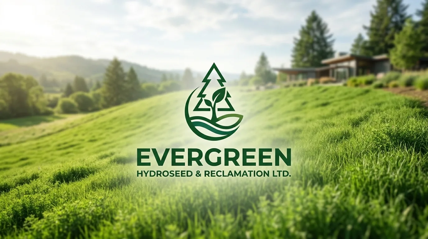 AI-generated directory artwork for Evergreen Hydroseed & Reclamation Ltd.; not an official logo or business project photo.