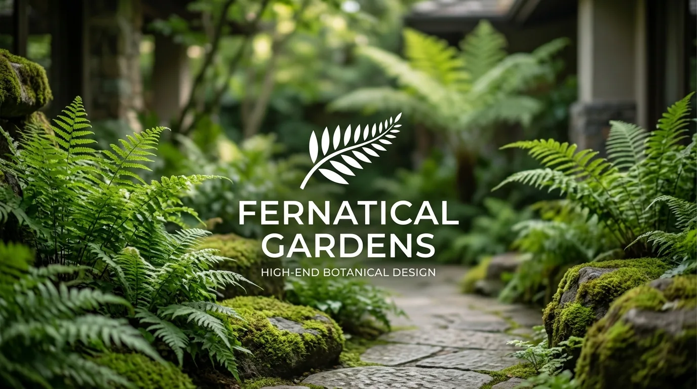 AI-generated directory artwork for Fernatical Gardens; not an official logo or business project photo.