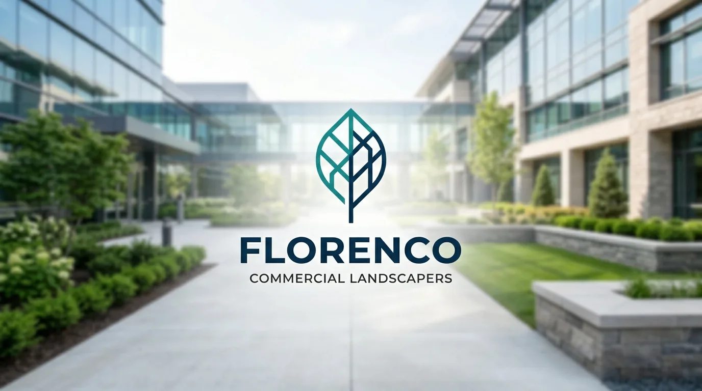 AI-generated directory artwork for Florenco Commercial Landscapers; not an official logo or business project photo.