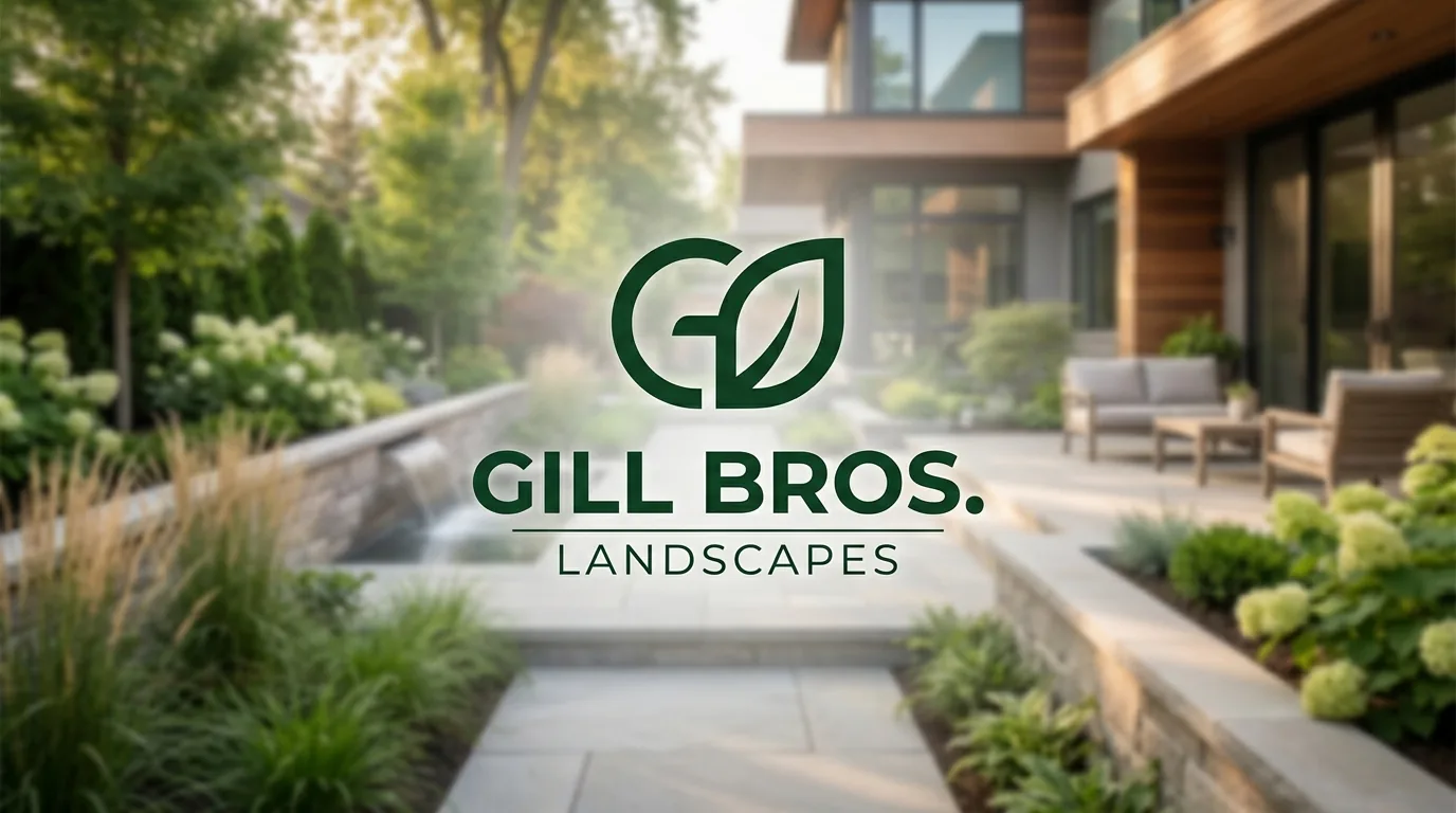 AI-generated directory artwork for Gill Bros. Landscapes; not an official logo or business project photo.