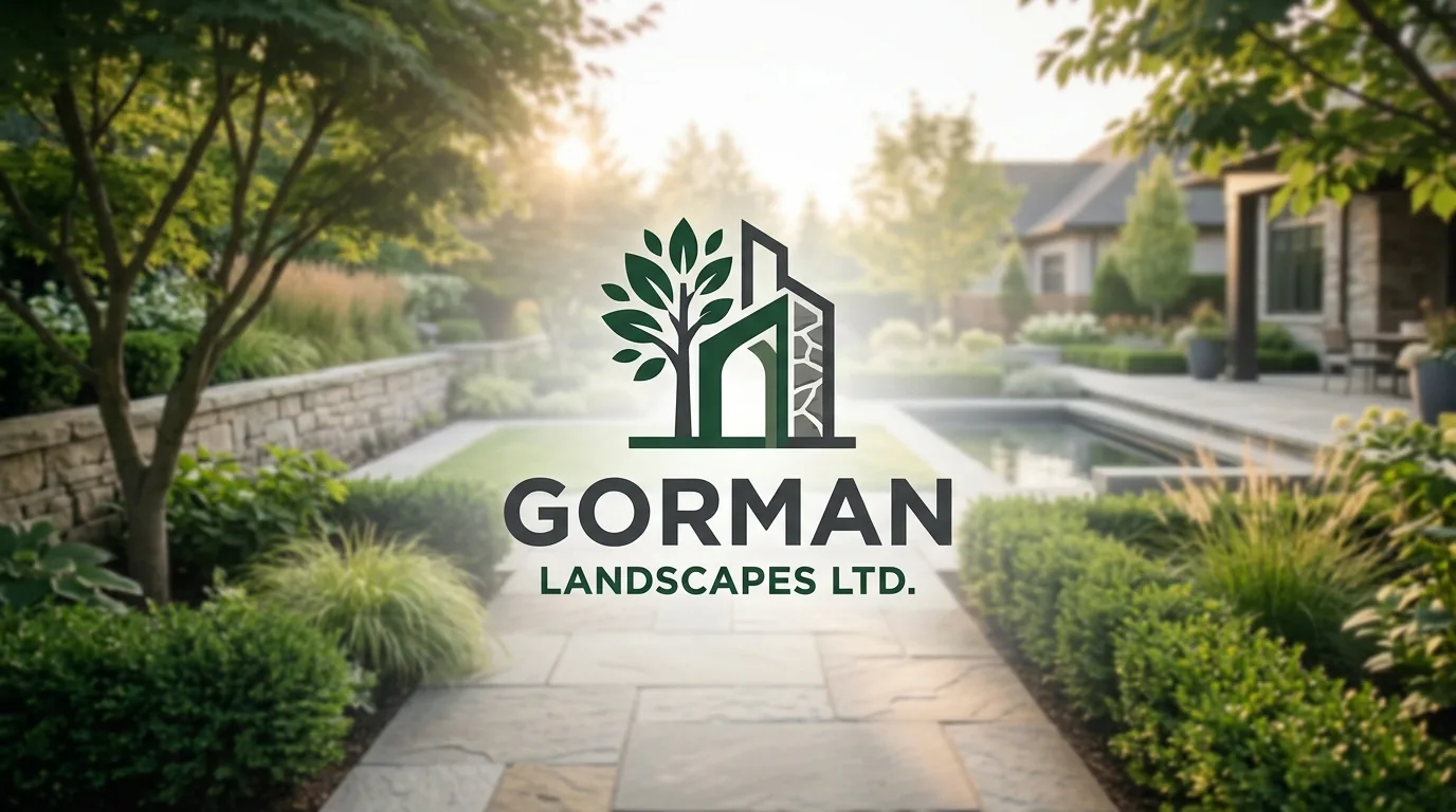 AI-generated directory artwork for Gorman Landscapes Ltd.; not an official logo or business project photo.