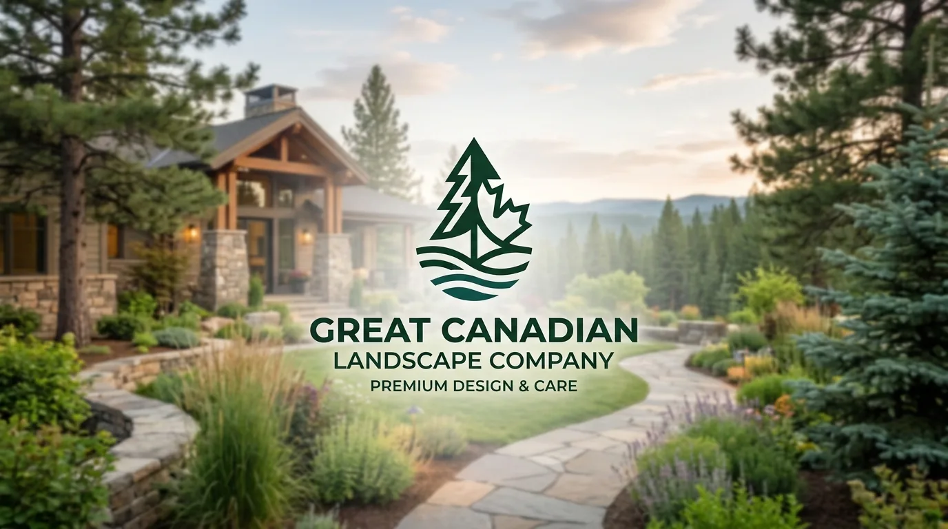 AI-generated directory artwork for Great Canadian Landscape Company; not an official logo or business project photo.