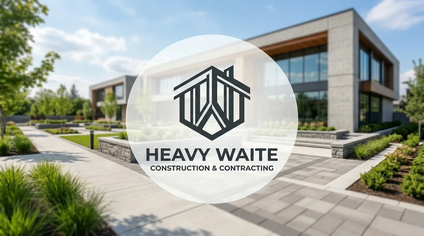 AI-generated directory artwork for Heavy Waite Construction & Contracting; not an official logo or business project photo.