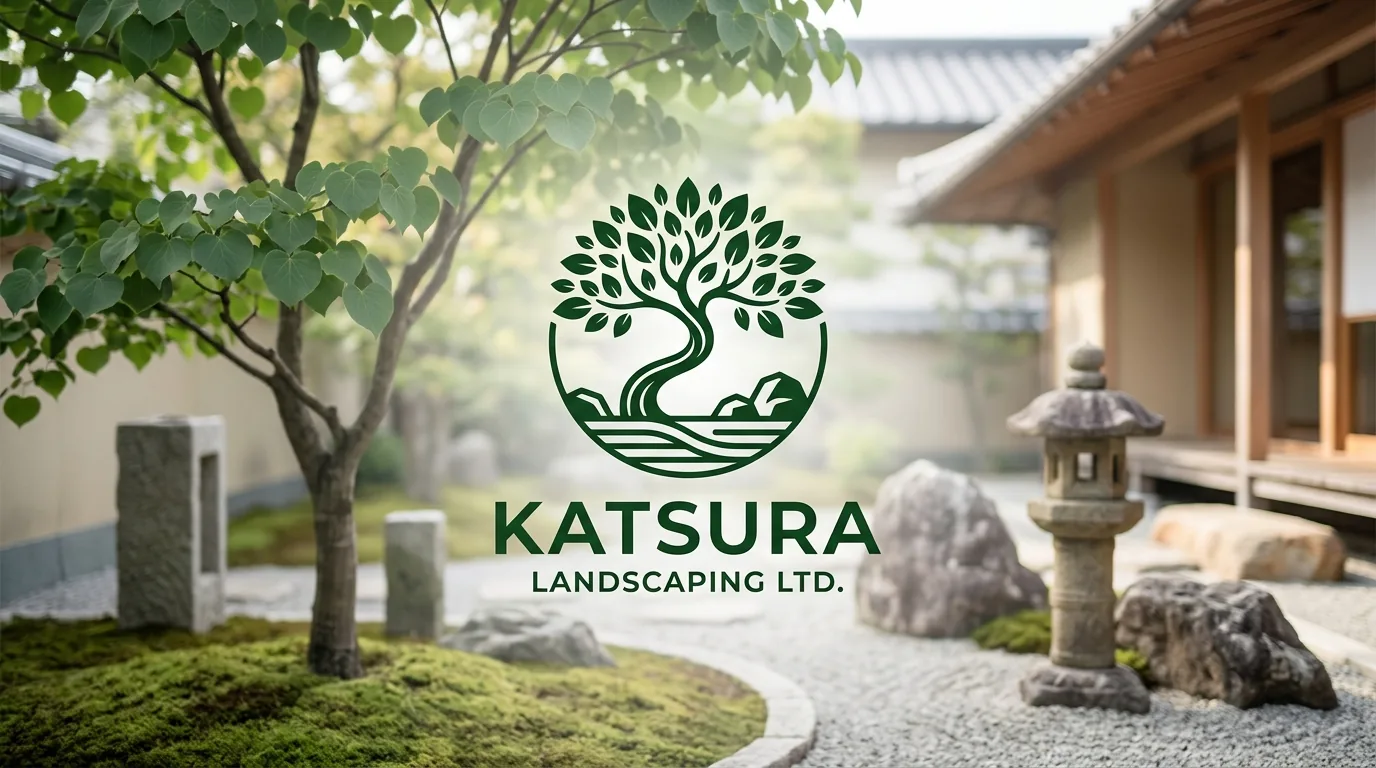 AI-generated directory artwork for Katsura Landscaping Ltd.; not an official logo or business project photo.