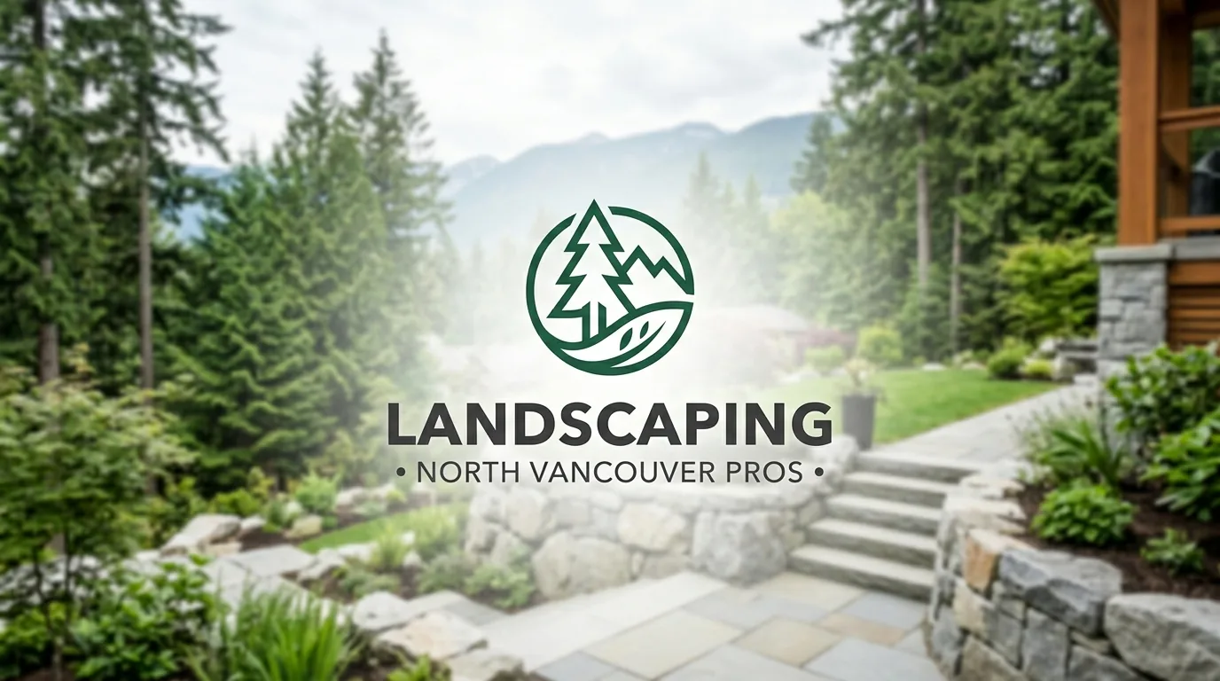 AI-generated directory artwork for Landscaping North Vancouver Pros; not an official logo or business project photo.