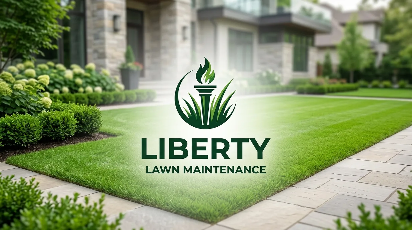 AI-generated directory artwork for Liberty Lawn Maintenance; not an official logo or business project photo.