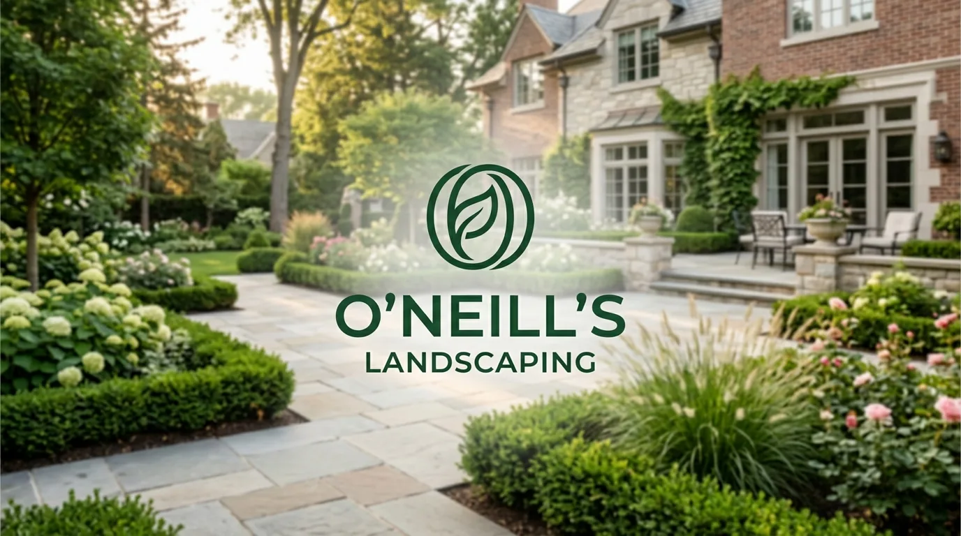 AI-generated directory artwork for O'Neill's Landscaping; not an official logo or business project photo.