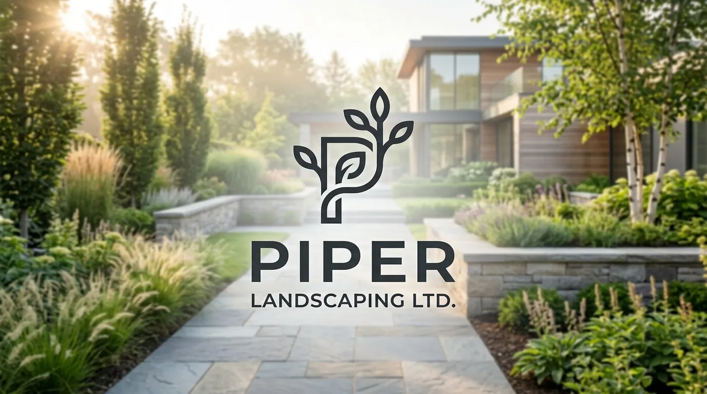 AI-generated directory artwork for Piper Landscaping Ltd.; not an official logo or business project photo.