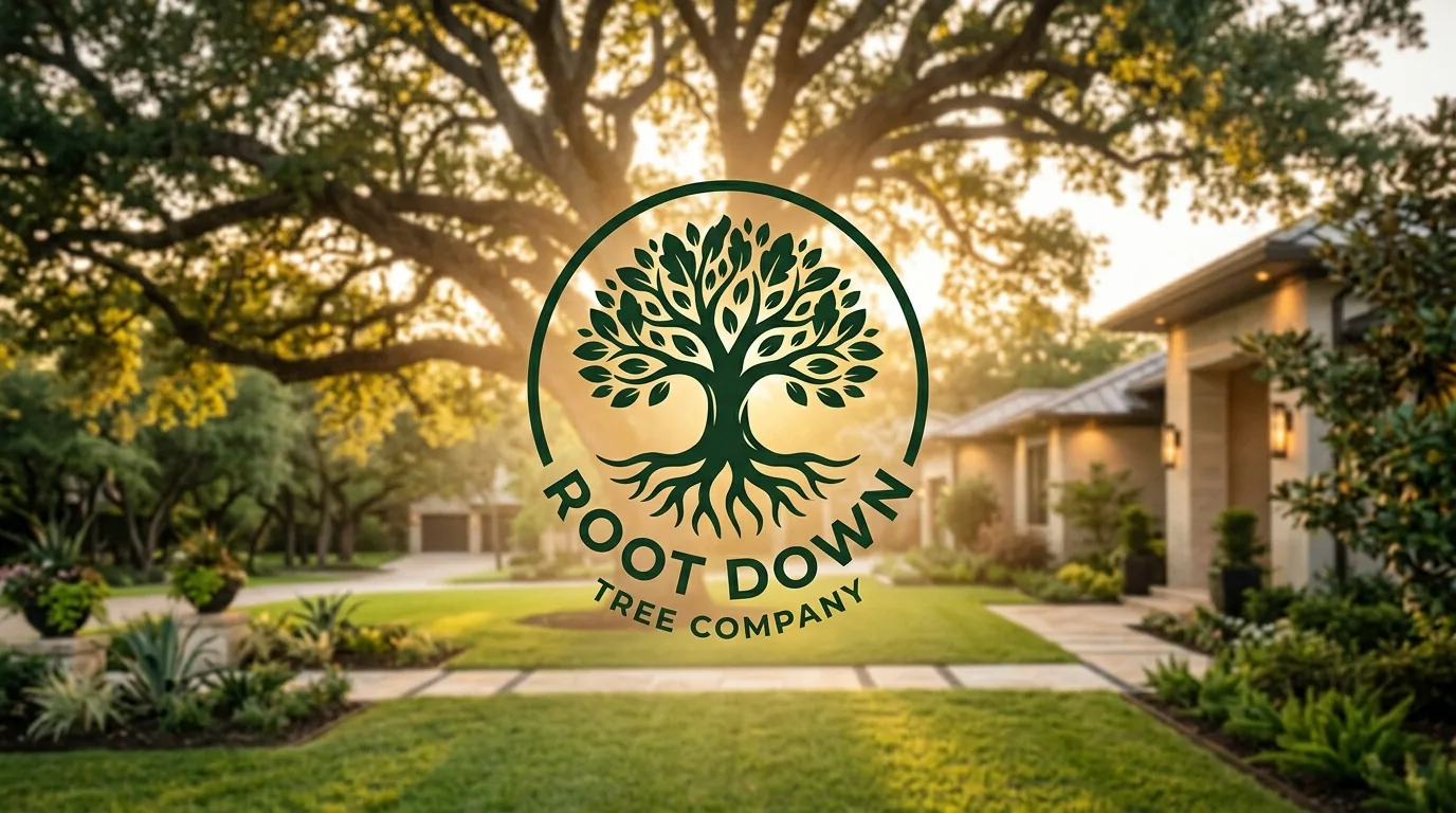 AI-generated directory artwork for Root Down Tree Company; not an official logo or business project photo.