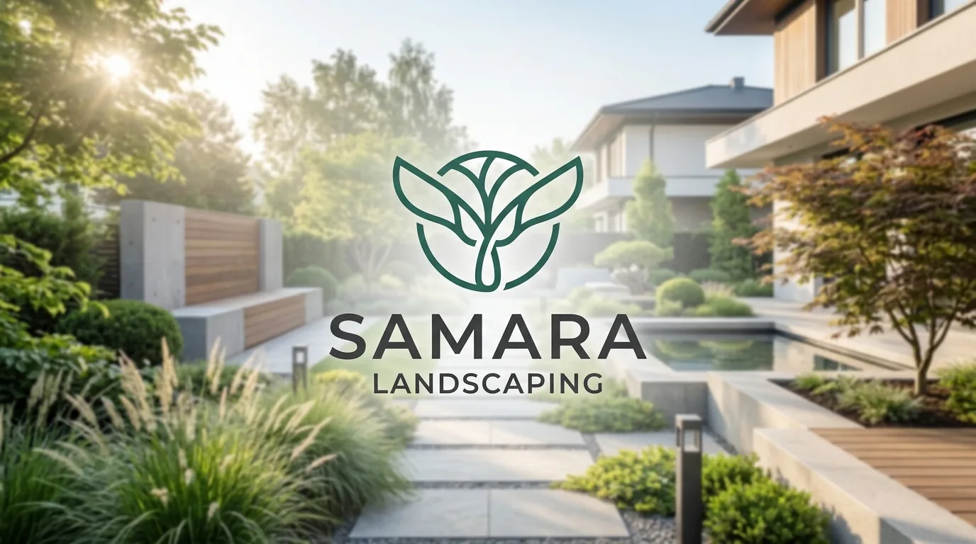 AI-generated directory artwork for Samara Landscaping; not an official logo or business project photo.