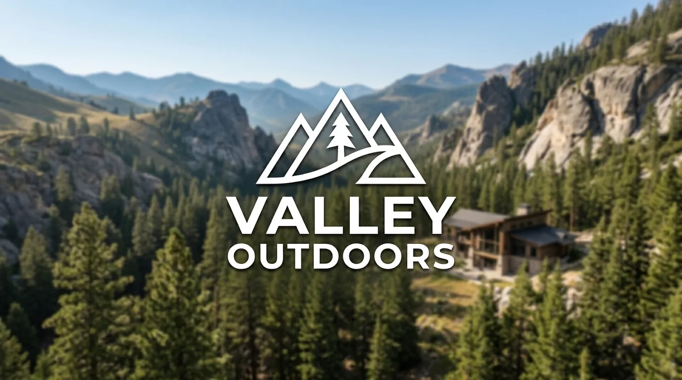 AI-generated directory artwork for Valley Outdoors; not an official logo or business project photo.