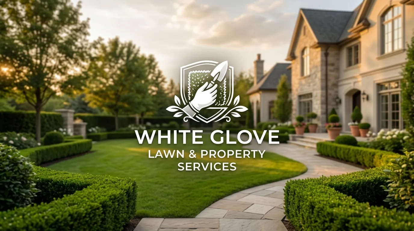 AI-generated directory artwork for White Glove Lawn & Property Services; not an official logo or business project photo.