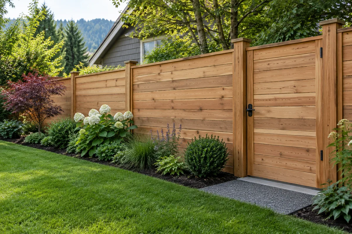 Garden planning illustration: Materials, access and the finished outdoor space.